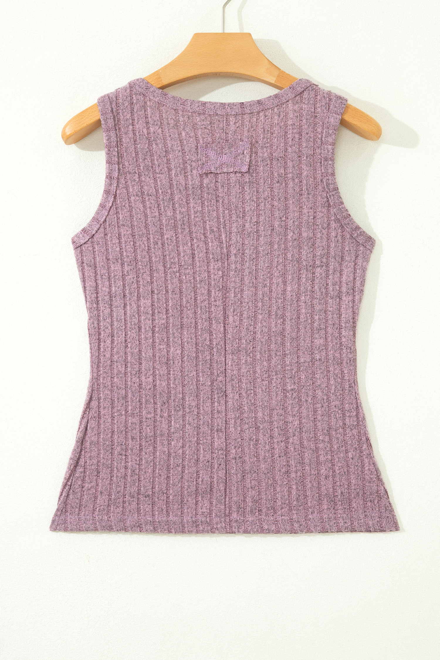 Bonbon Slim Ribbed Mineral Wash Tank Top - 图片 4