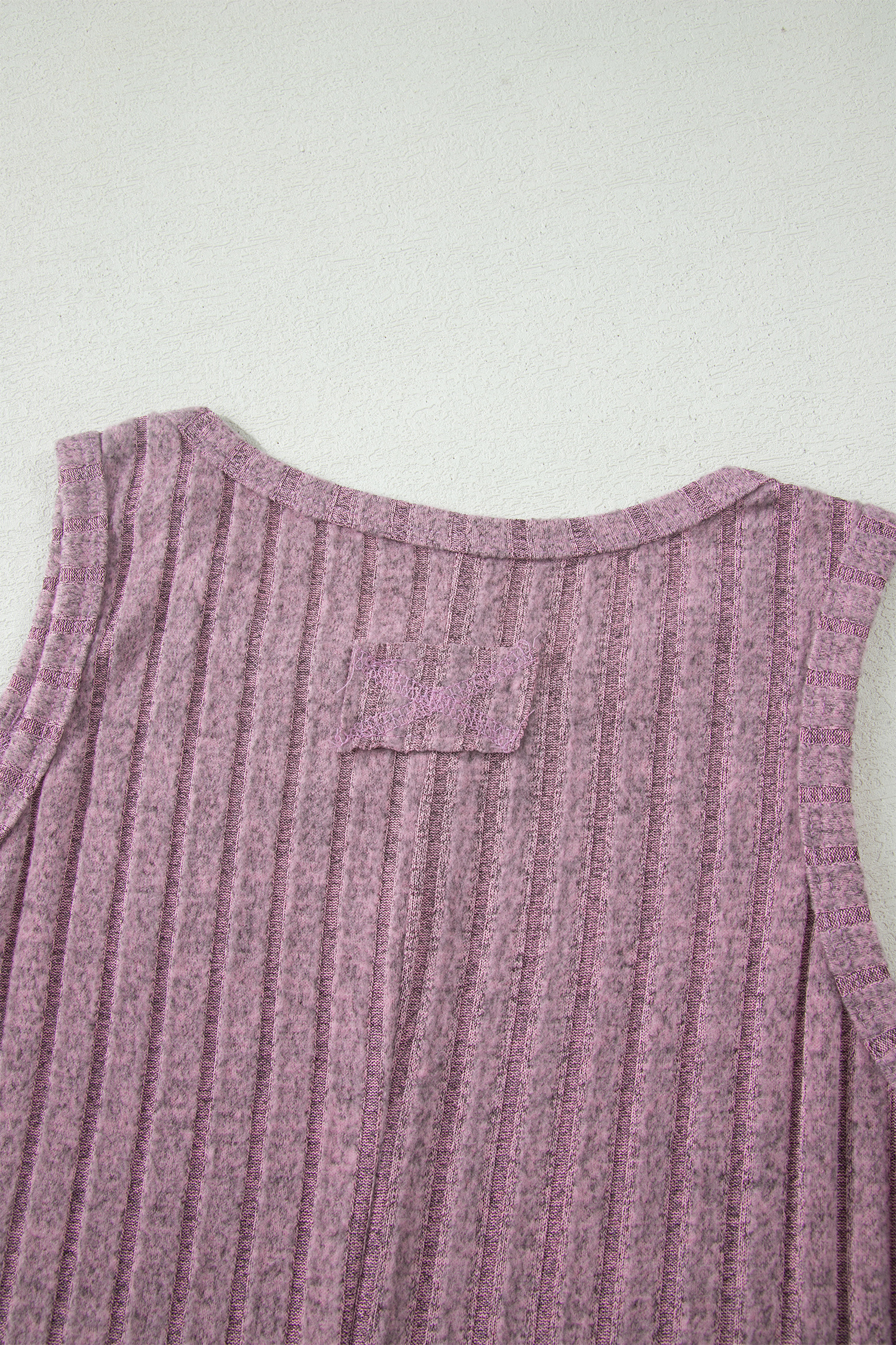 Bonbon Slim Ribbed Mineral Wash Tank Top - 图片 5