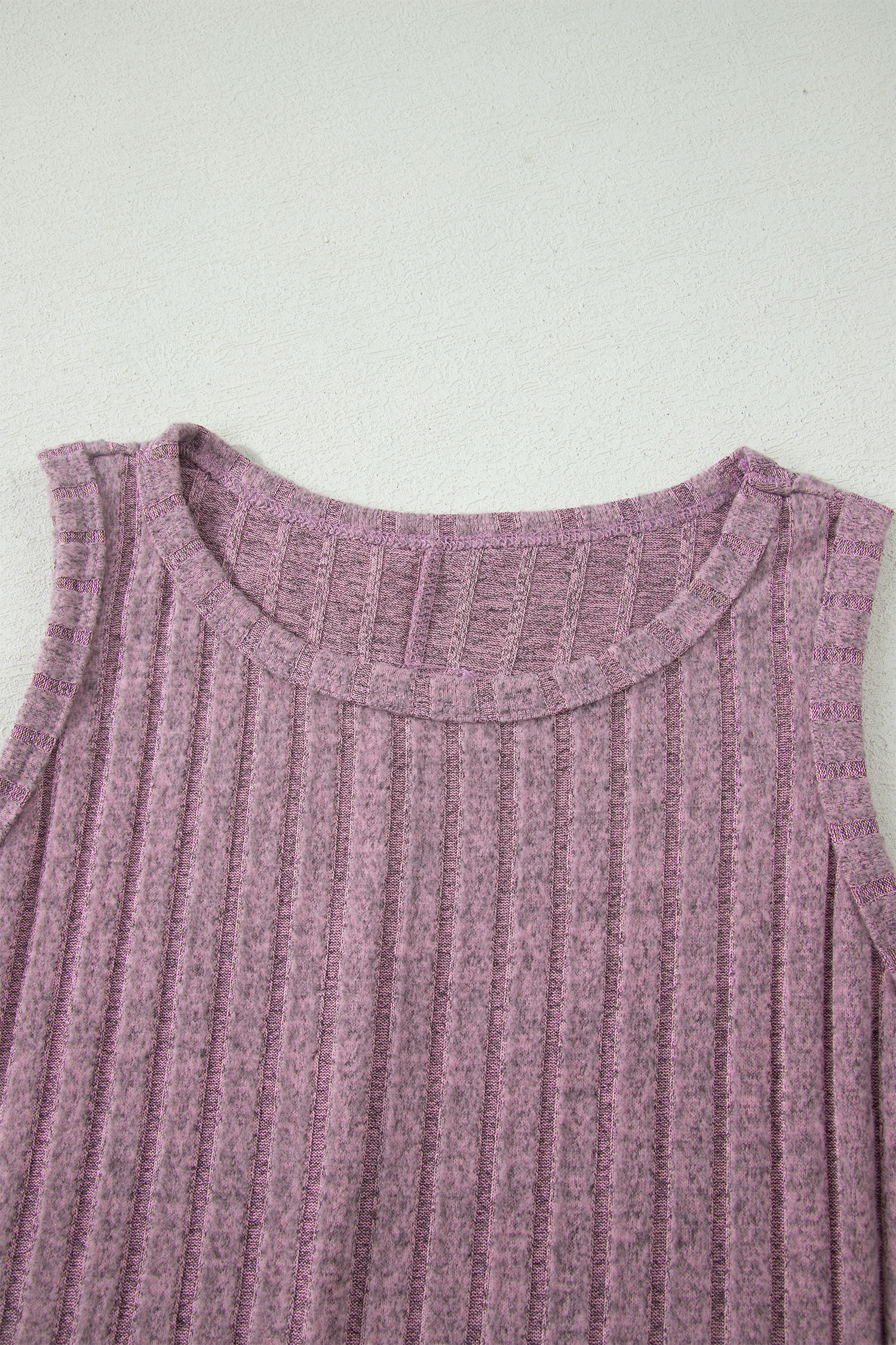 Bonbon Slim Ribbed Mineral Wash Tank Top - 图片 6
