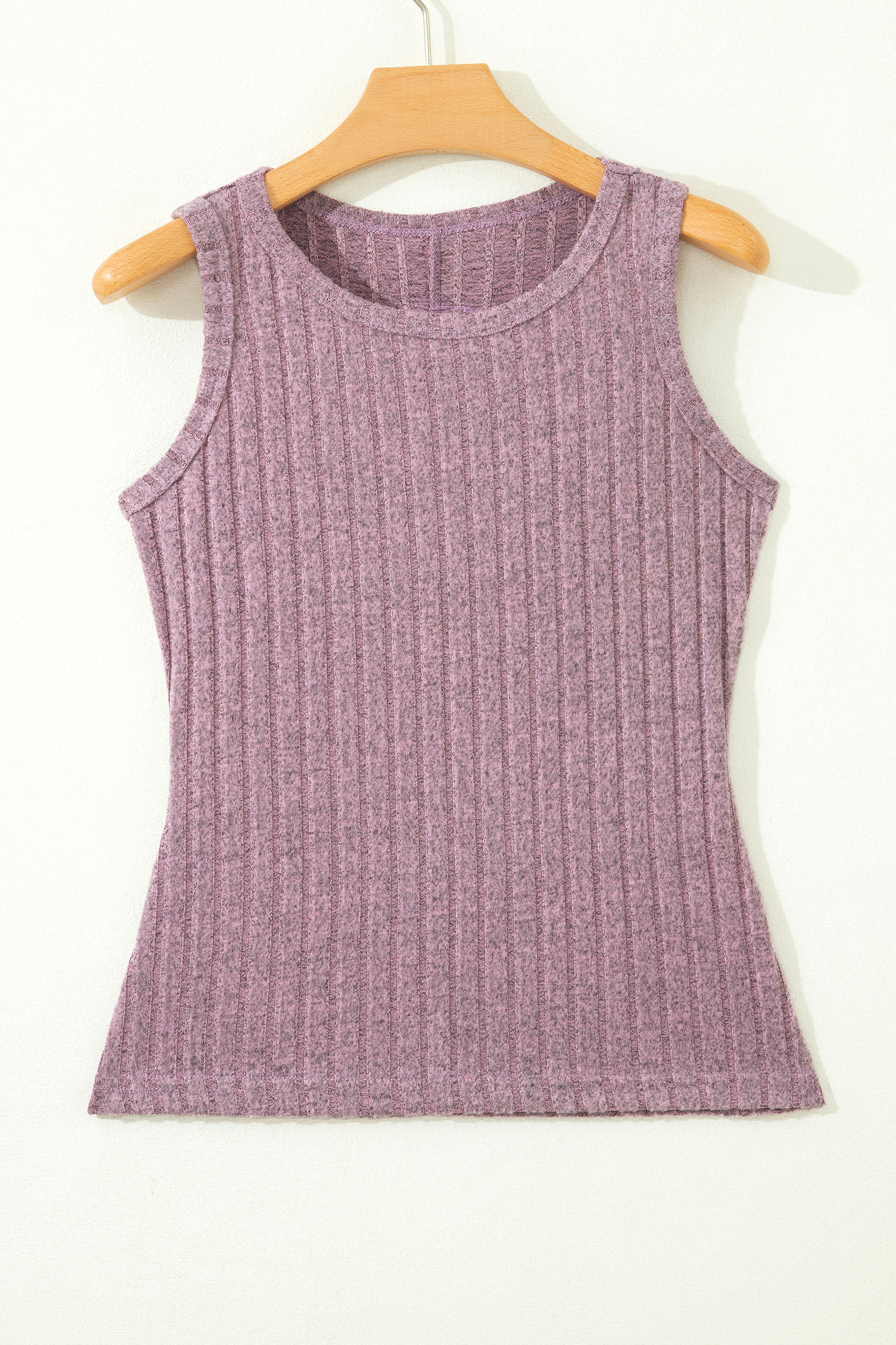 Bonbon Slim Ribbed Mineral Wash Tank Top - 图片 3